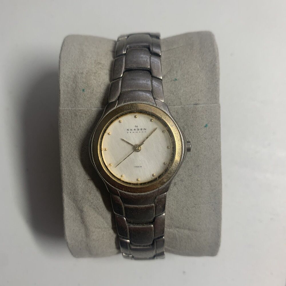 Skagen Women's Quartz Watch Analog Two-Tone Silver Gold